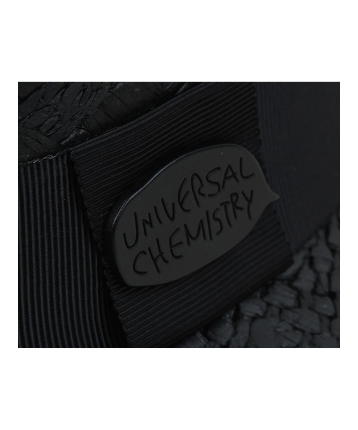 유니버셜 케미스트리(UNIVERSAL CHEMISTRY) Modern Black Panama Hat BK 파나마햇