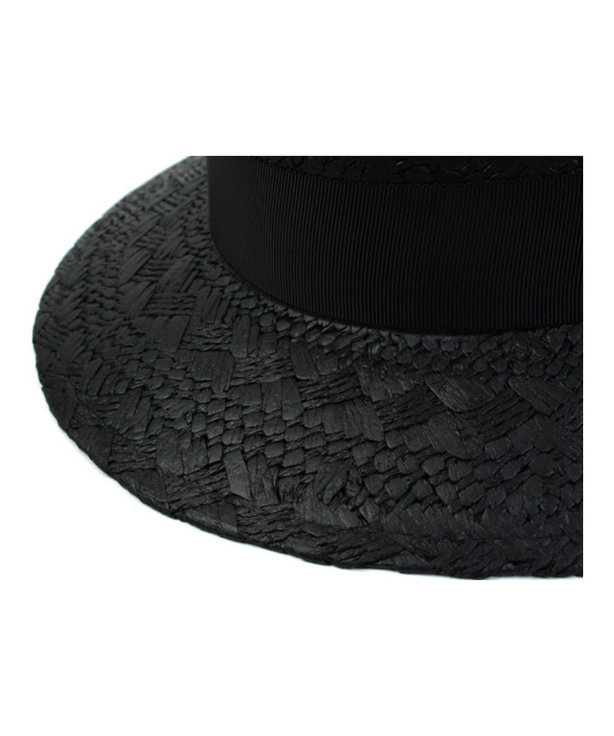유니버셜 케미스트리(UNIVERSAL CHEMISTRY) Modern Black Panama Hat BK 파나마햇