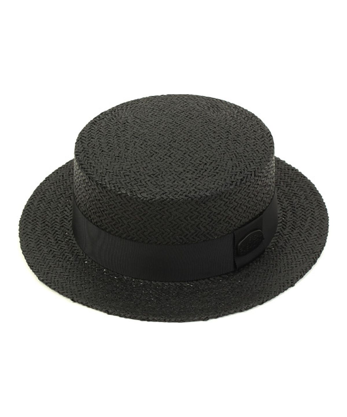 유니버셜 케미스트리(UNIVERSAL CHEMISTRY) Black Flat Short Panama Hat 파나마햇