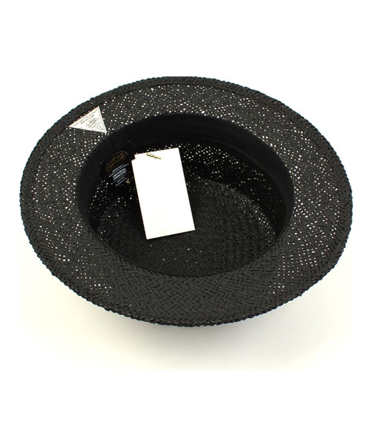 유니버셜 케미스트리(UNIVERSAL CHEMISTRY) Black Flat Short Panama Hat 파나마햇