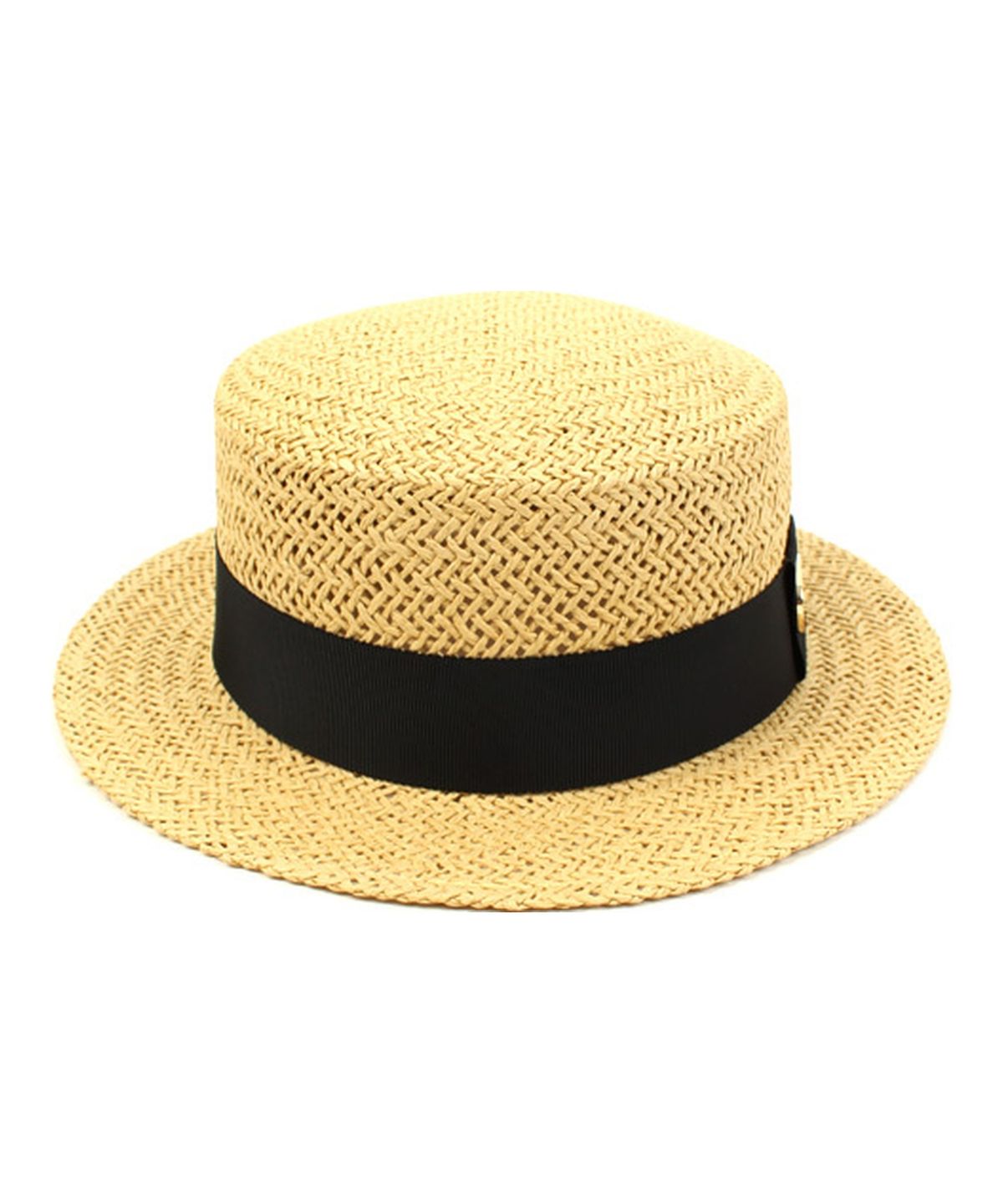 유니버셜 케미스트리(UNIVERSAL CHEMISTRY) Beige Flat Short Panama Hat 파나마햇