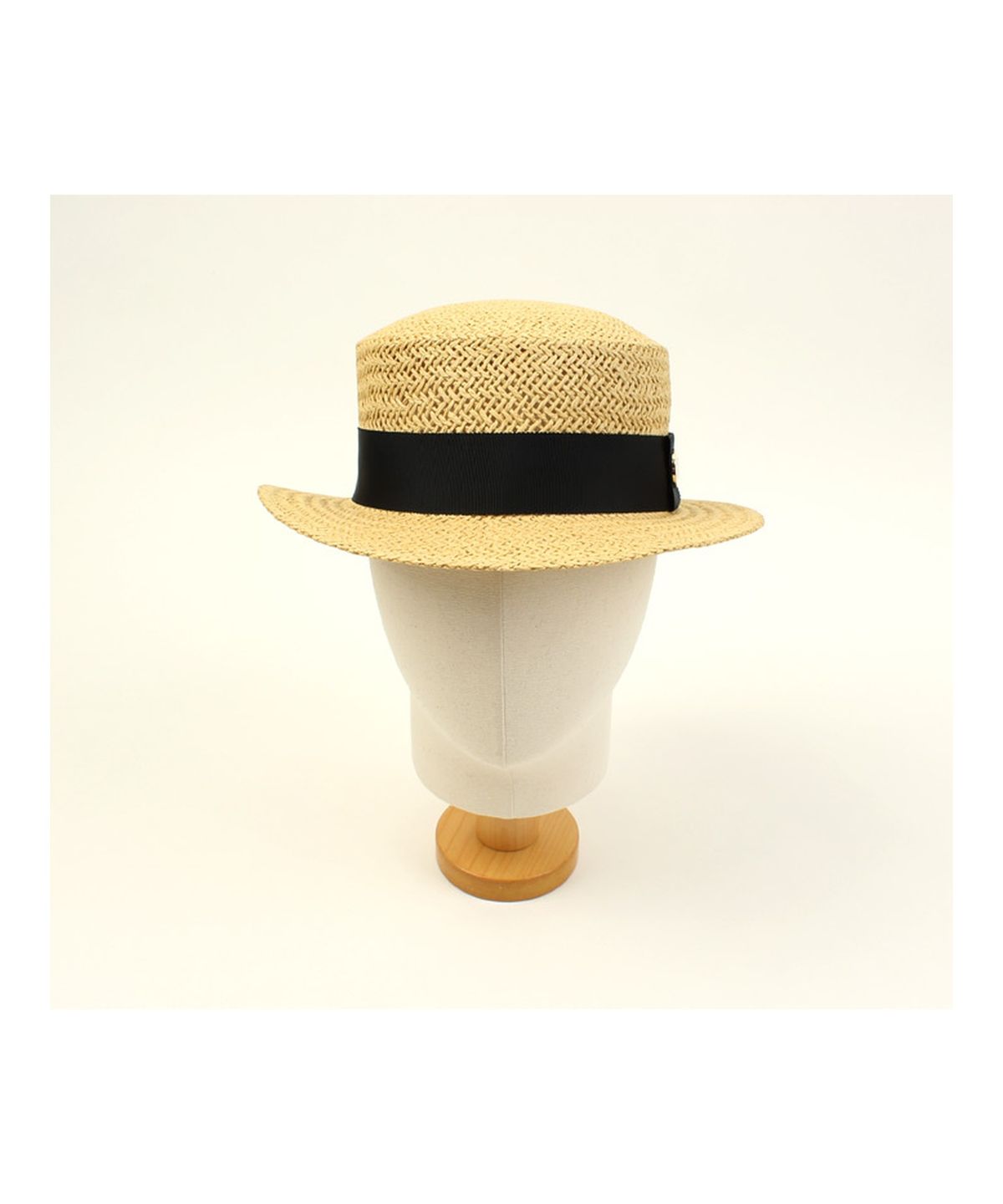 유니버셜 케미스트리(UNIVERSAL CHEMISTRY) Beige Flat Short Panama Hat 파나마햇