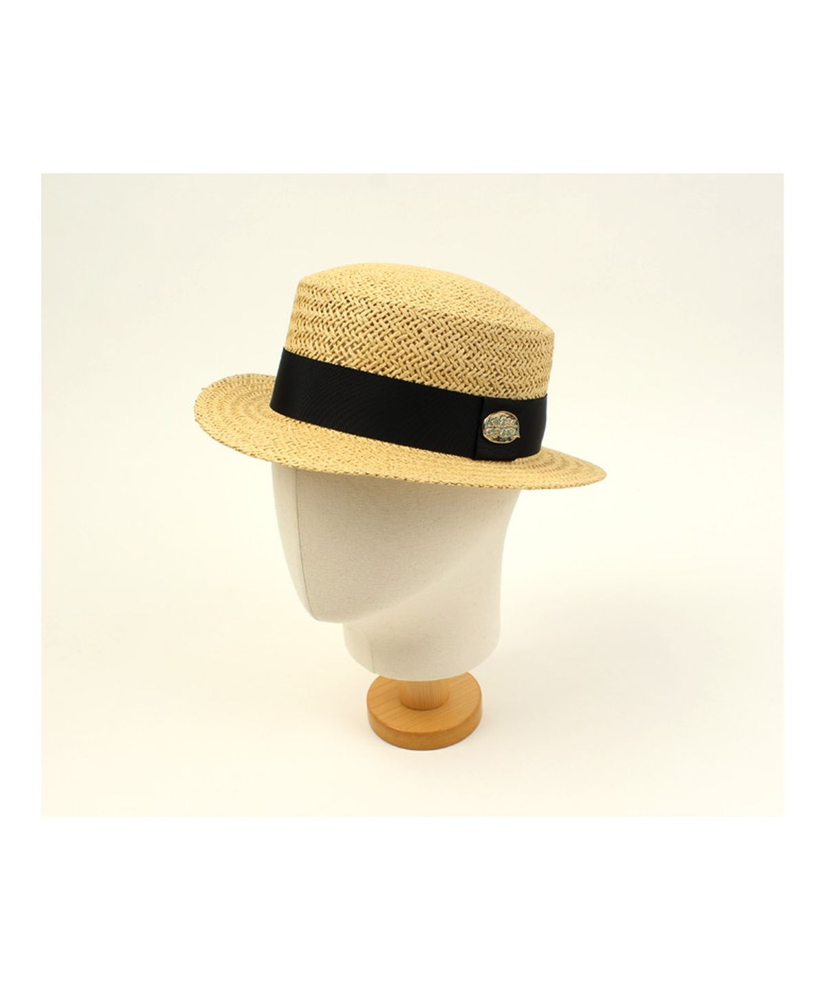 유니버셜 케미스트리(UNIVERSAL CHEMISTRY) Beige Flat Short Panama Hat 파나마햇