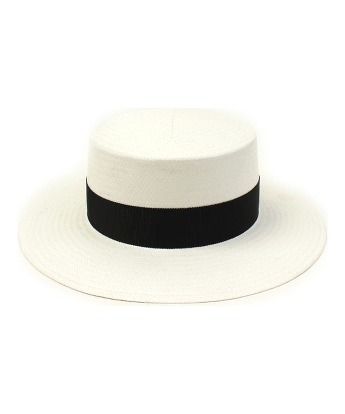 유니버셜 케미스트리(UNIVERSAL CHEMISTRY) White Flat Long Panama Hat GD 파나마햇