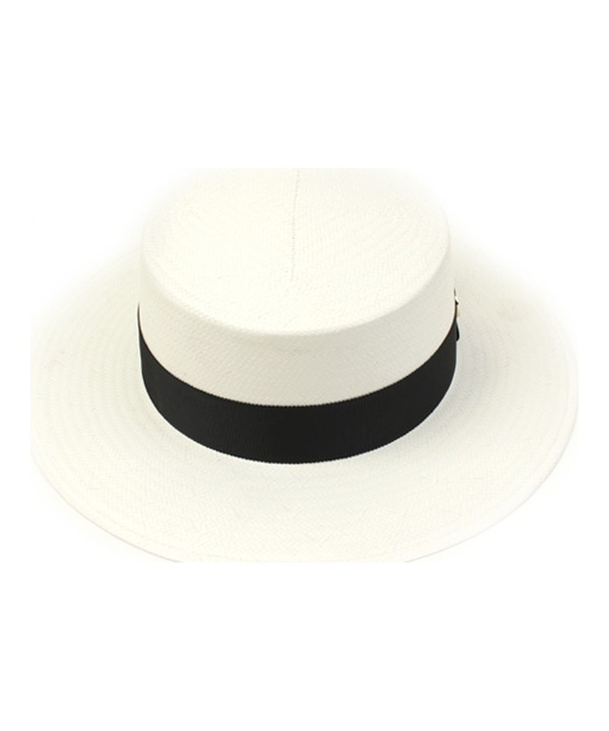 유니버셜 케미스트리(UNIVERSAL CHEMISTRY) White Flat Long Panama Hat GD 파나마햇