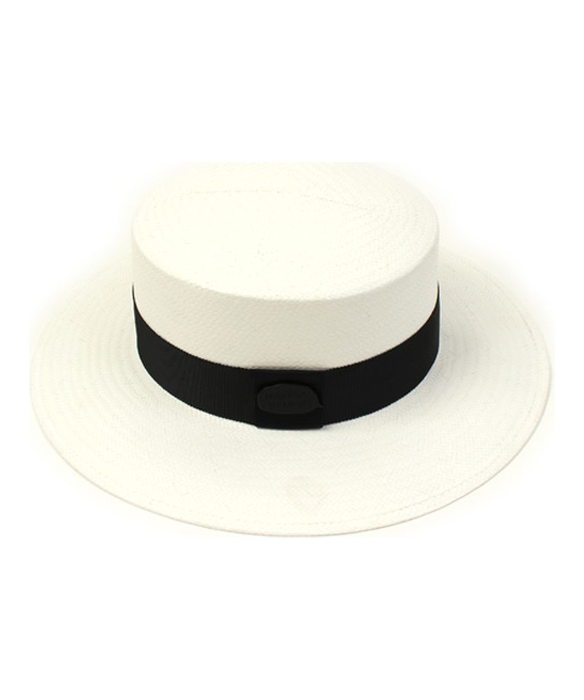 유니버셜 케미스트리(UNIVERSAL CHEMISTRY) White Flat Long Panama Hat BK 파나마햇
