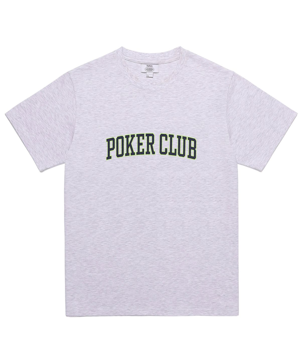 스텝온리(STAFFONLY) POKER CLUB (MELANGE WHITE)
