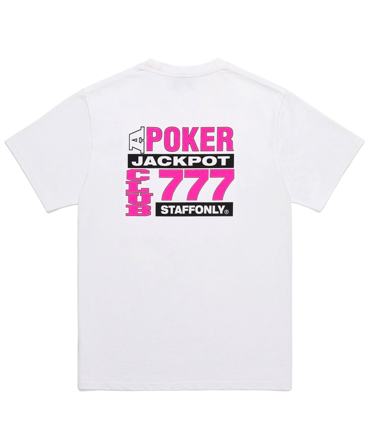 스텝온리(STAFFONLY) JACKPOT 777 (WHITE)