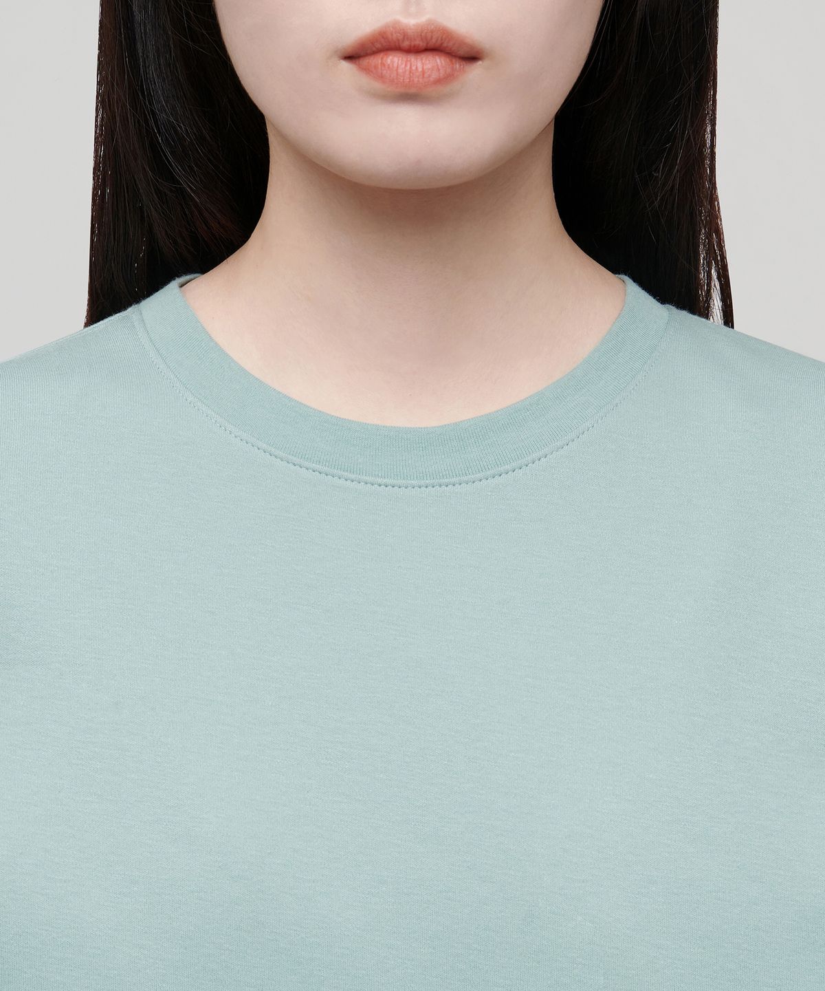 무신사 스탠다드 우먼(MUSINSA STANDARD WOMAN) 우먼즈 릴렉스 핏 크루 넥 티셔츠 [더스티 민트]
