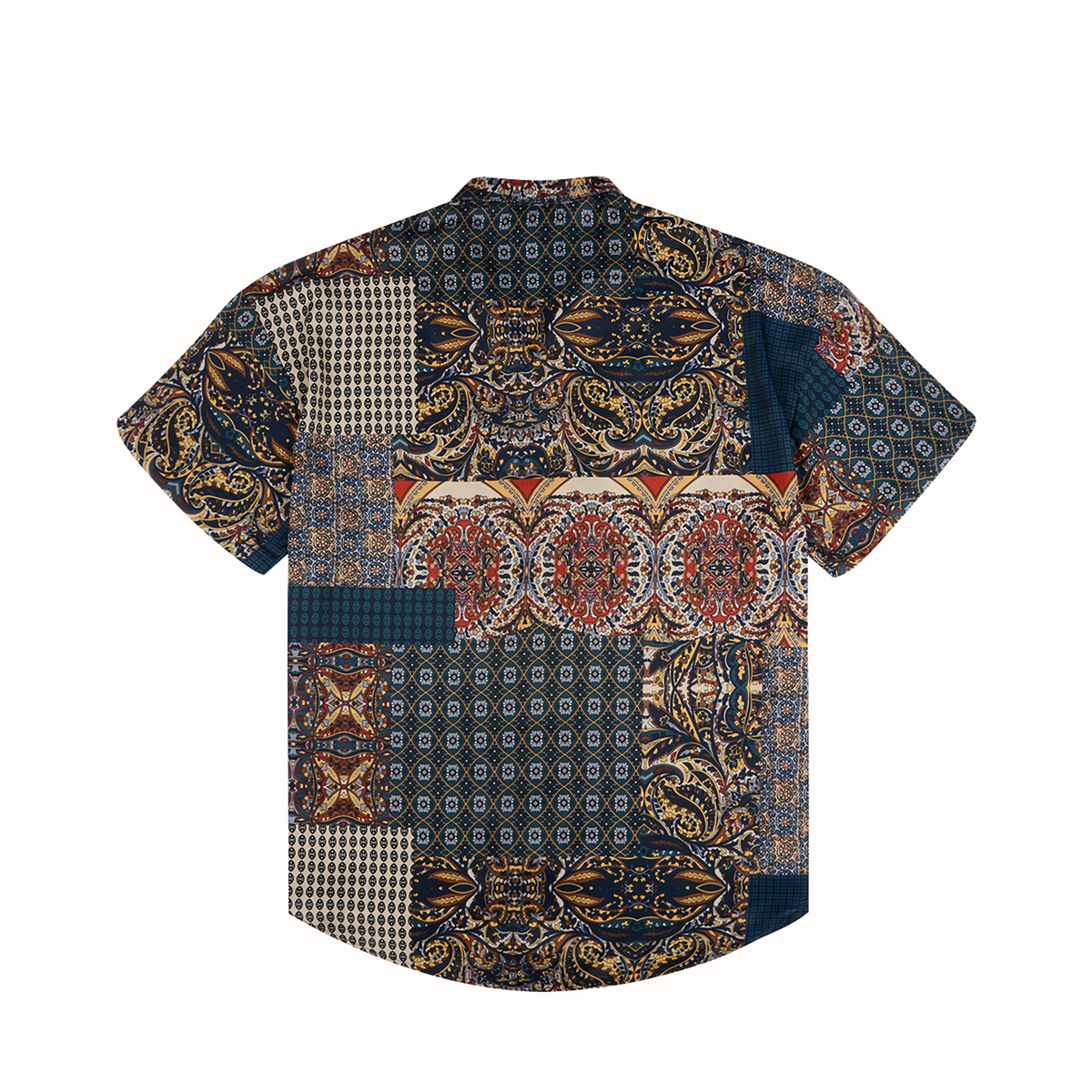 레스트인피시스(RESTINPIECES) RENEW_PAISLEY SHORT SLEEVE SHIRT