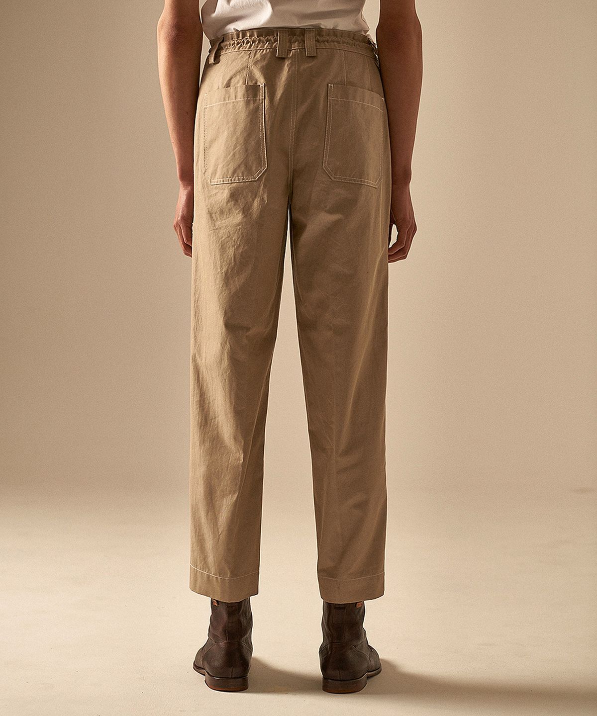버드 체(BIRD CHE) BAKER BEIGE COTTON STRING PANTS