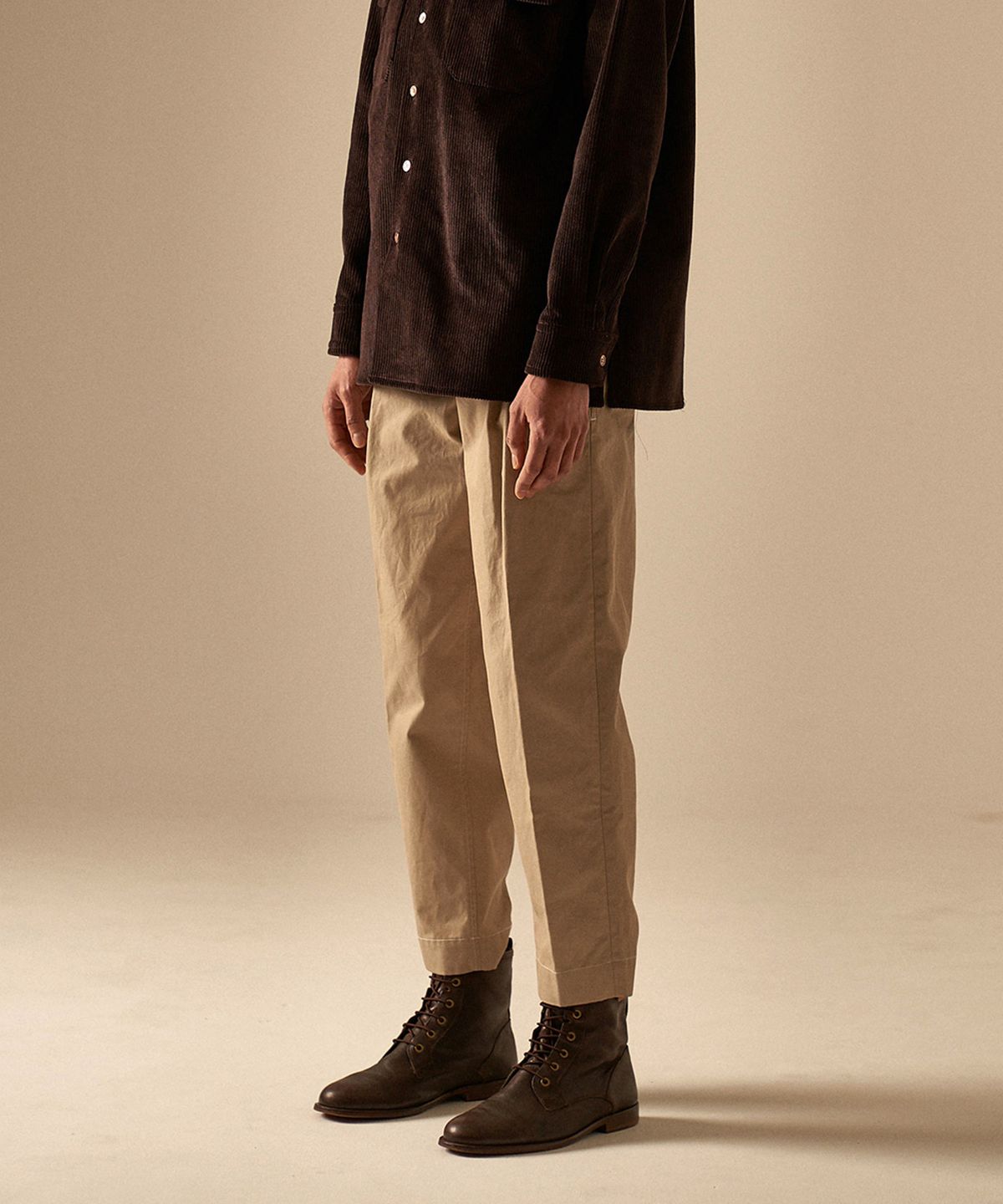 버드 체(BIRD CHE) BAKER BEIGE COTTON STRING PANTS