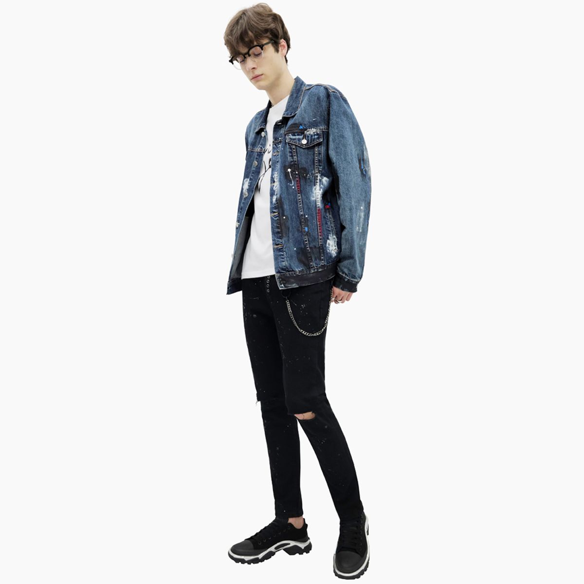스트라이크(STRIKE) 아일렛 페인팅 데미지 포인트 워시드 체인진 (SLIM)