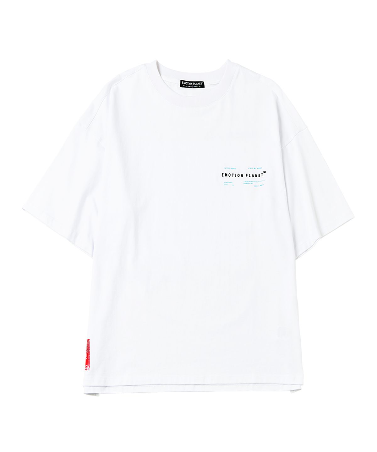 이모션플래닛(EMOTION PLANET) 플라워 2 포토프린트 티셔츠(WHITE)