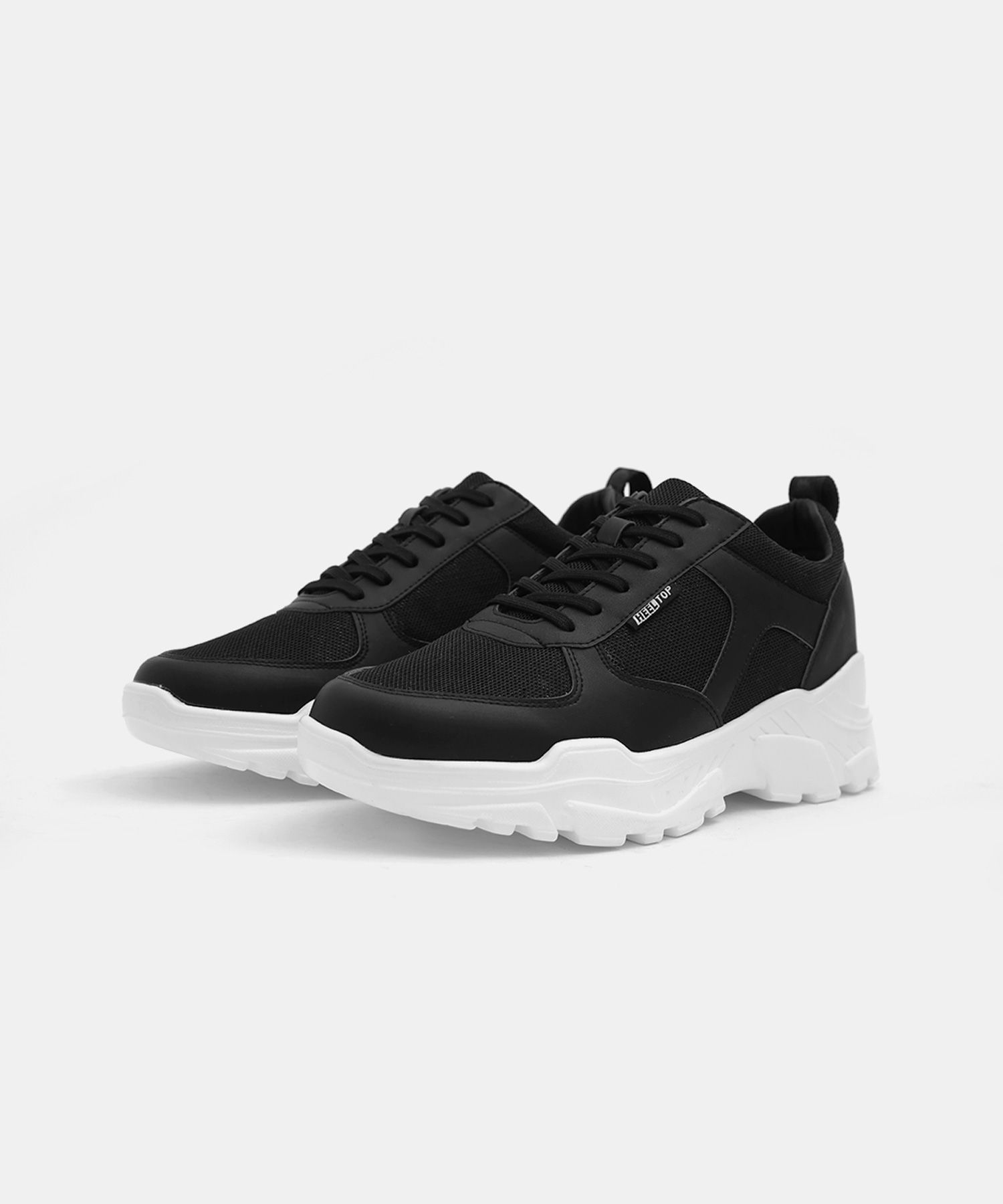 MUSINSA | HEELTOP JC4718-BK 8cm Height Increase Ugly Shoes
