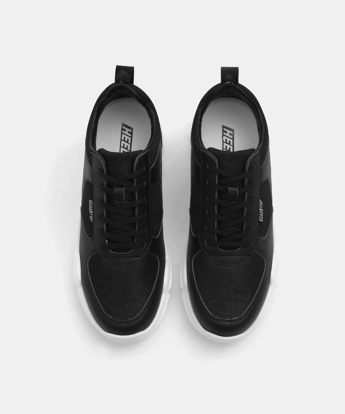 힐탑(HEELTOP) JC4718-BK 8cm 키높이 어글리 슈즈 지크 블랙 [240~280MM]