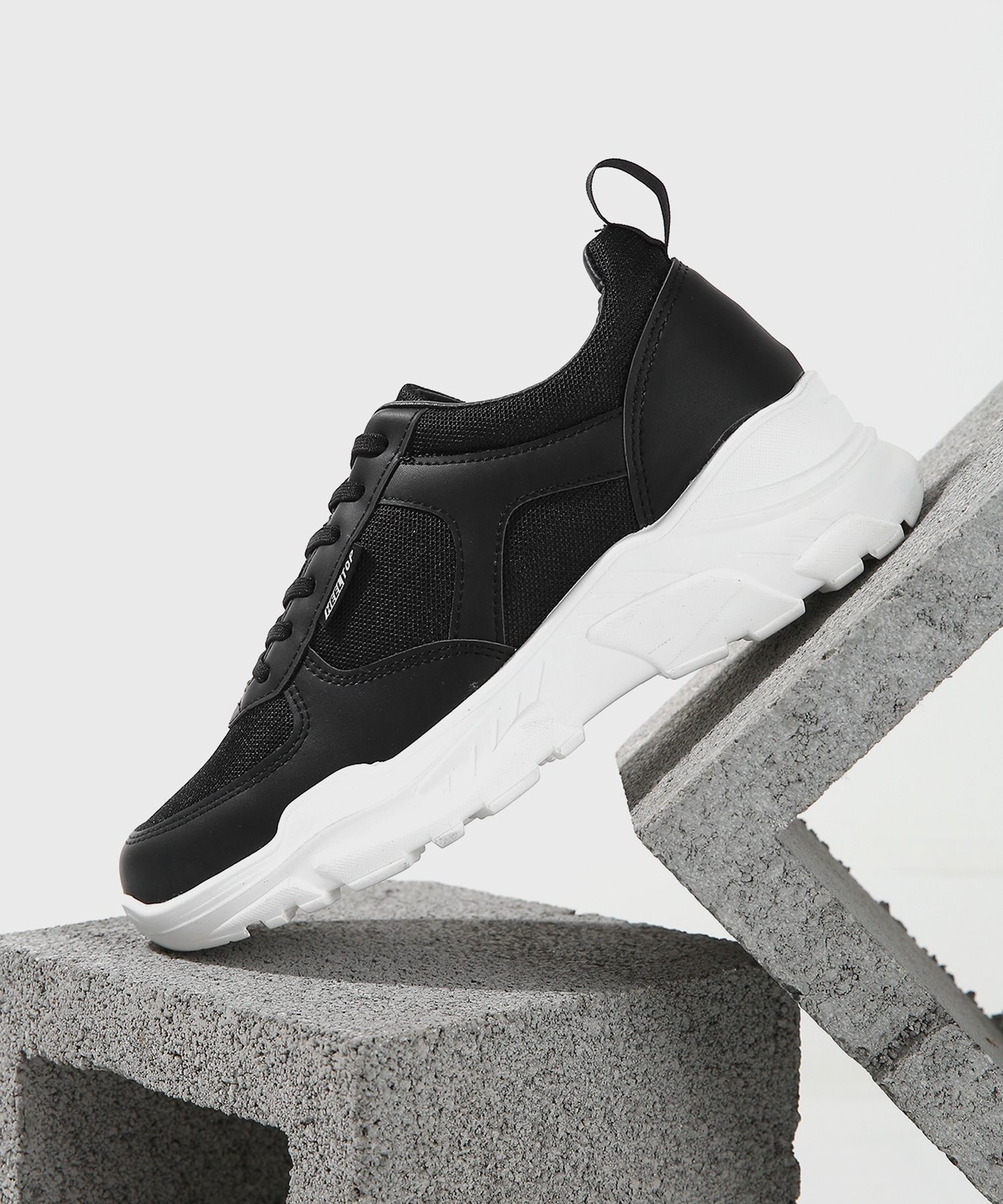 MUSINSA公式 | HEELTOP JC4718-BK 8cm Height Increase Ugly