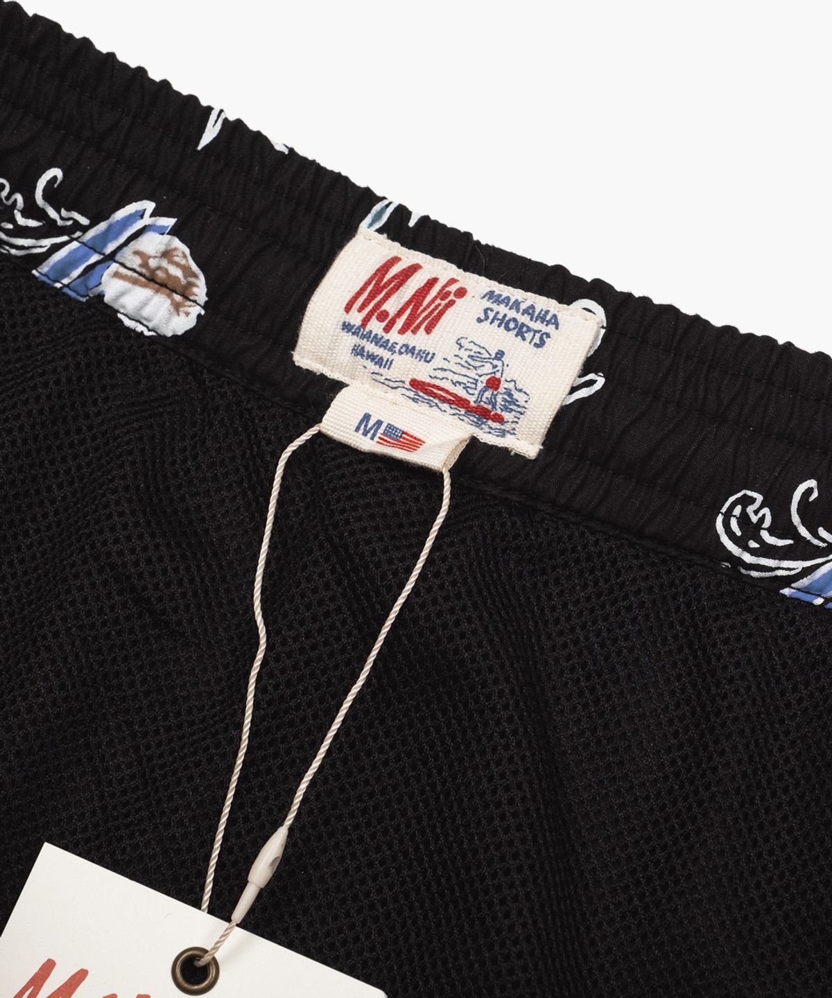 엠니(M.Nii) Monkey Surf Shorts / Black