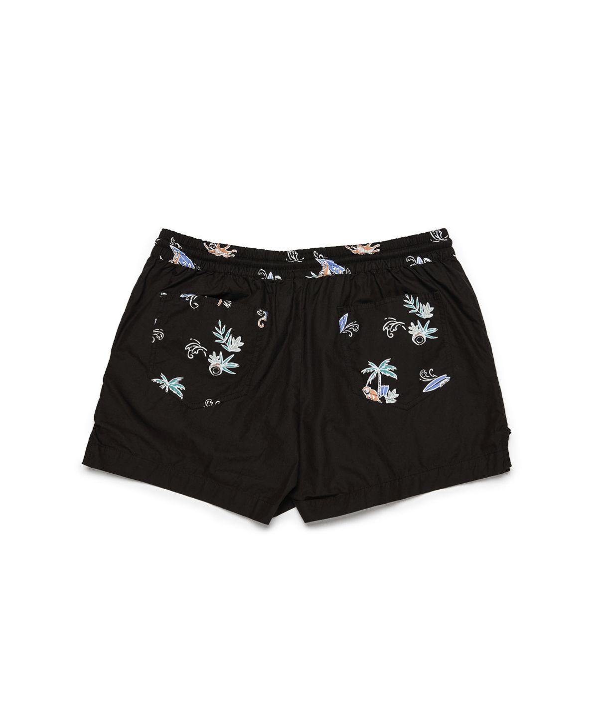엠니(M.Nii) W.Basic Monkey Surf Shorts / Black