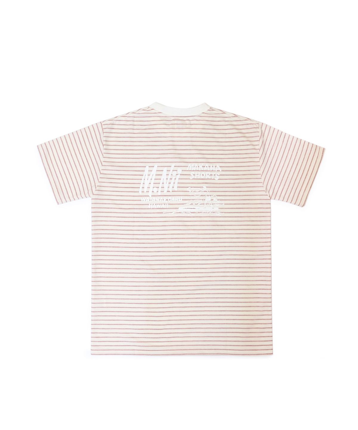 엠니(M.Nii) Stripe Basic Logo T-Shirt / Red