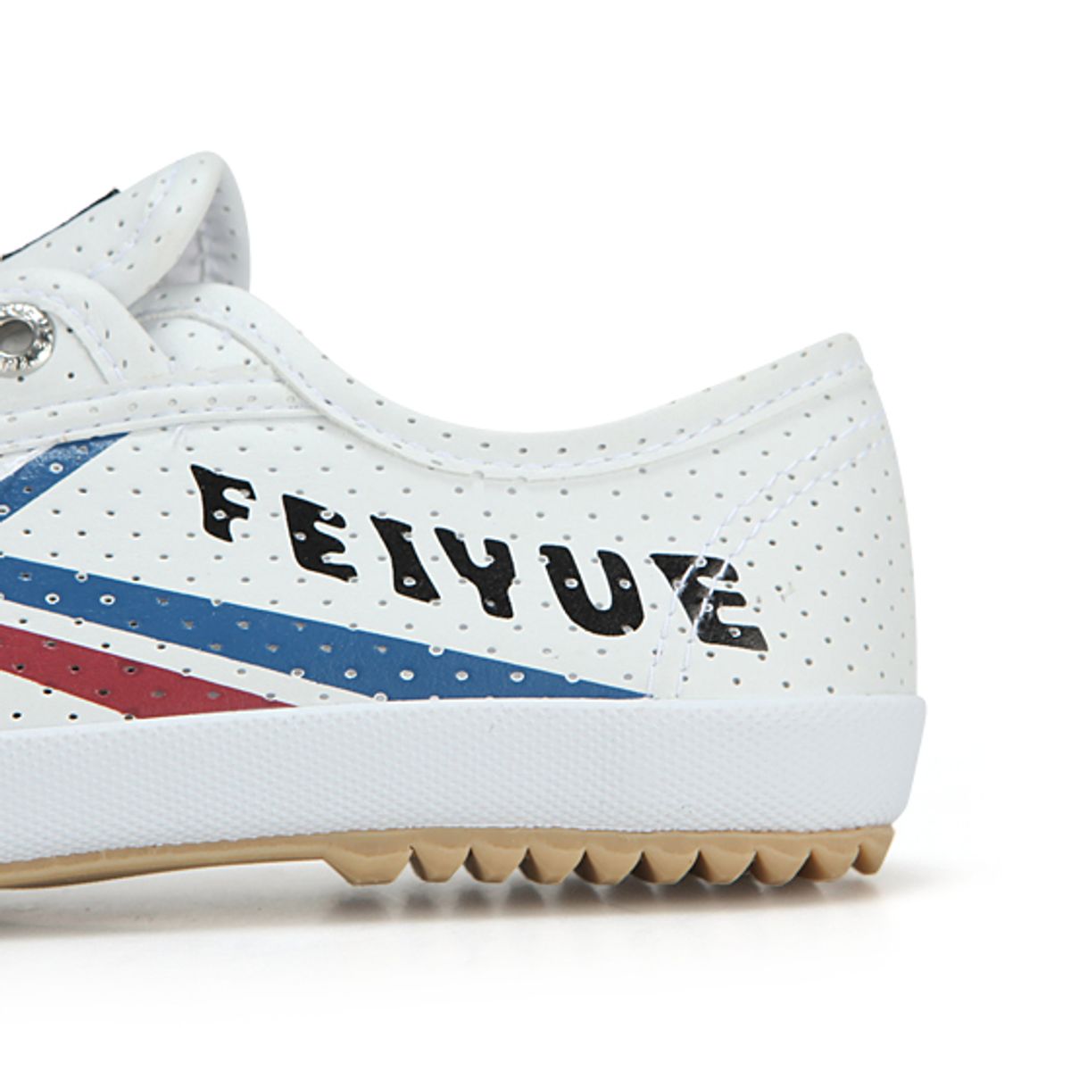 페이유에(FEIYUE) FE LO CLASSIC/WHITE PERFORATED SMOOTH/FU100077