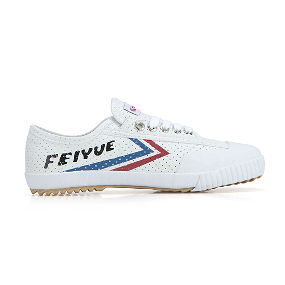 페이유에(FEIYUE) FE LO CLASSIC/WHITE PERFORATED SMOOTH/FU100077