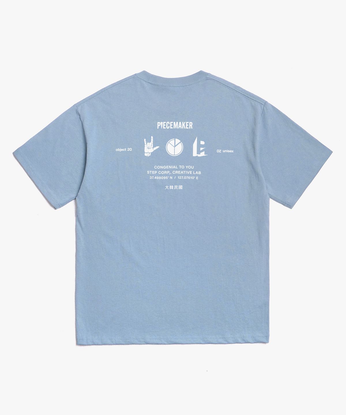 피스메이커(PIECE MAKER) PM ICON TSHIRTS (SKY BLUE)