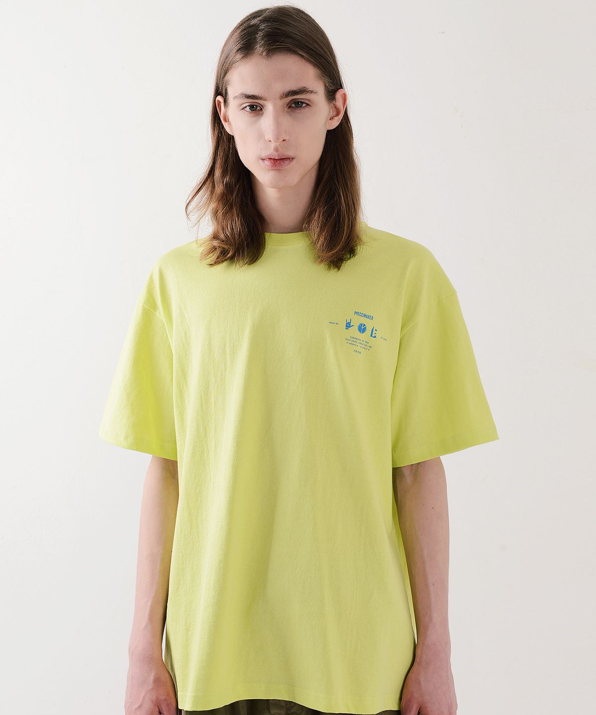 피스메이커(PIECE MAKER) PM ICON TSHIRTS (LIME)