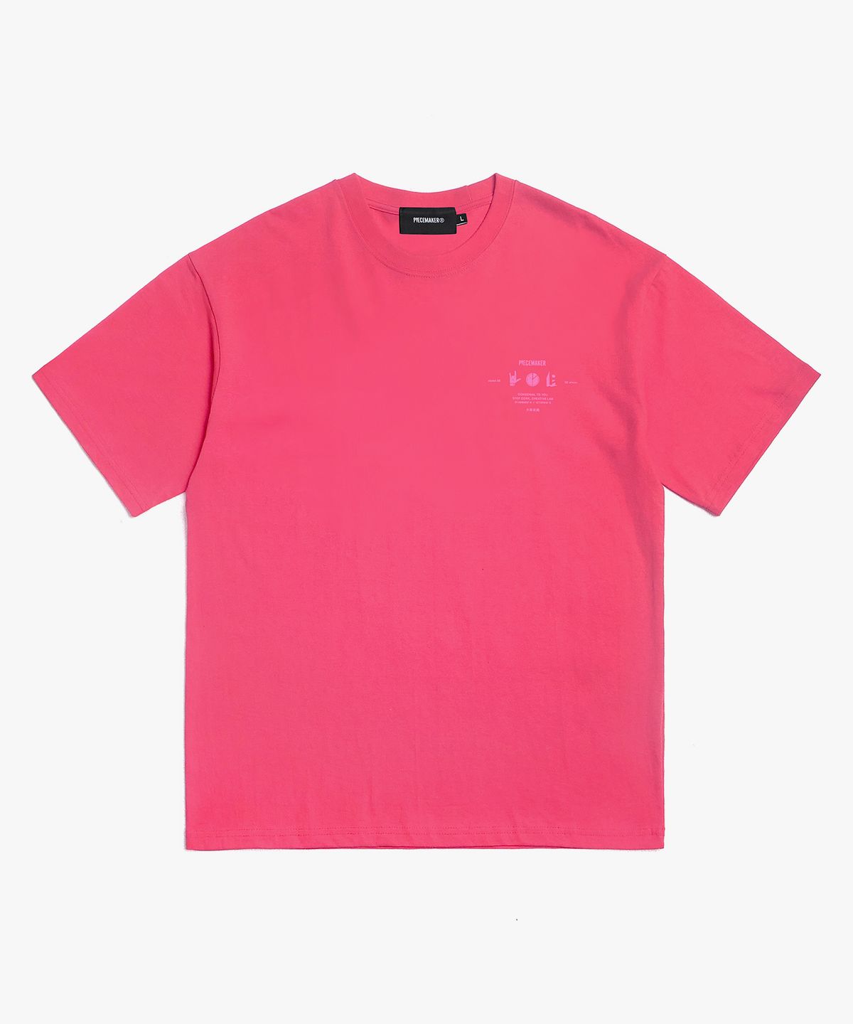 피스메이커(PIECE MAKER) PM ICON TSHIRTS (CORAL)