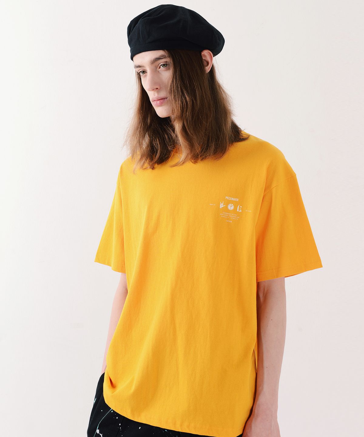 피스메이커(PIECE MAKER) PM ICON TSHIRTS (YELLOW)
