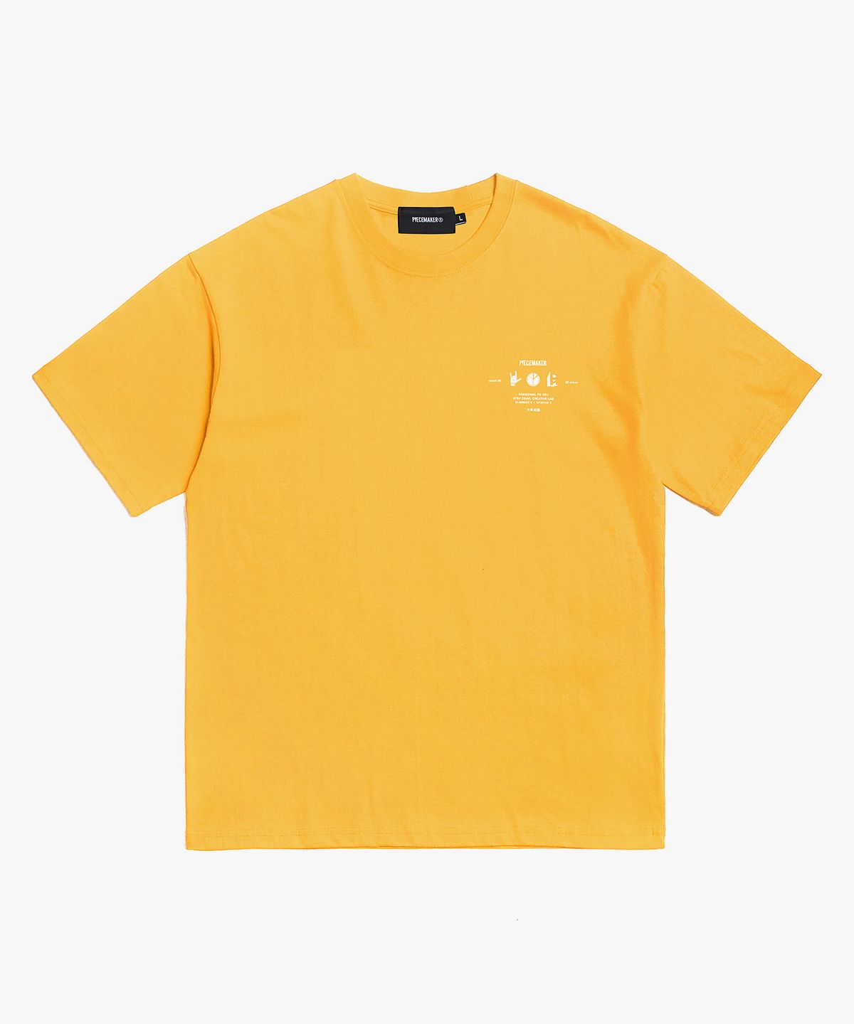 피스메이커(PIECE MAKER) PM ICON TSHIRTS (YELLOW)