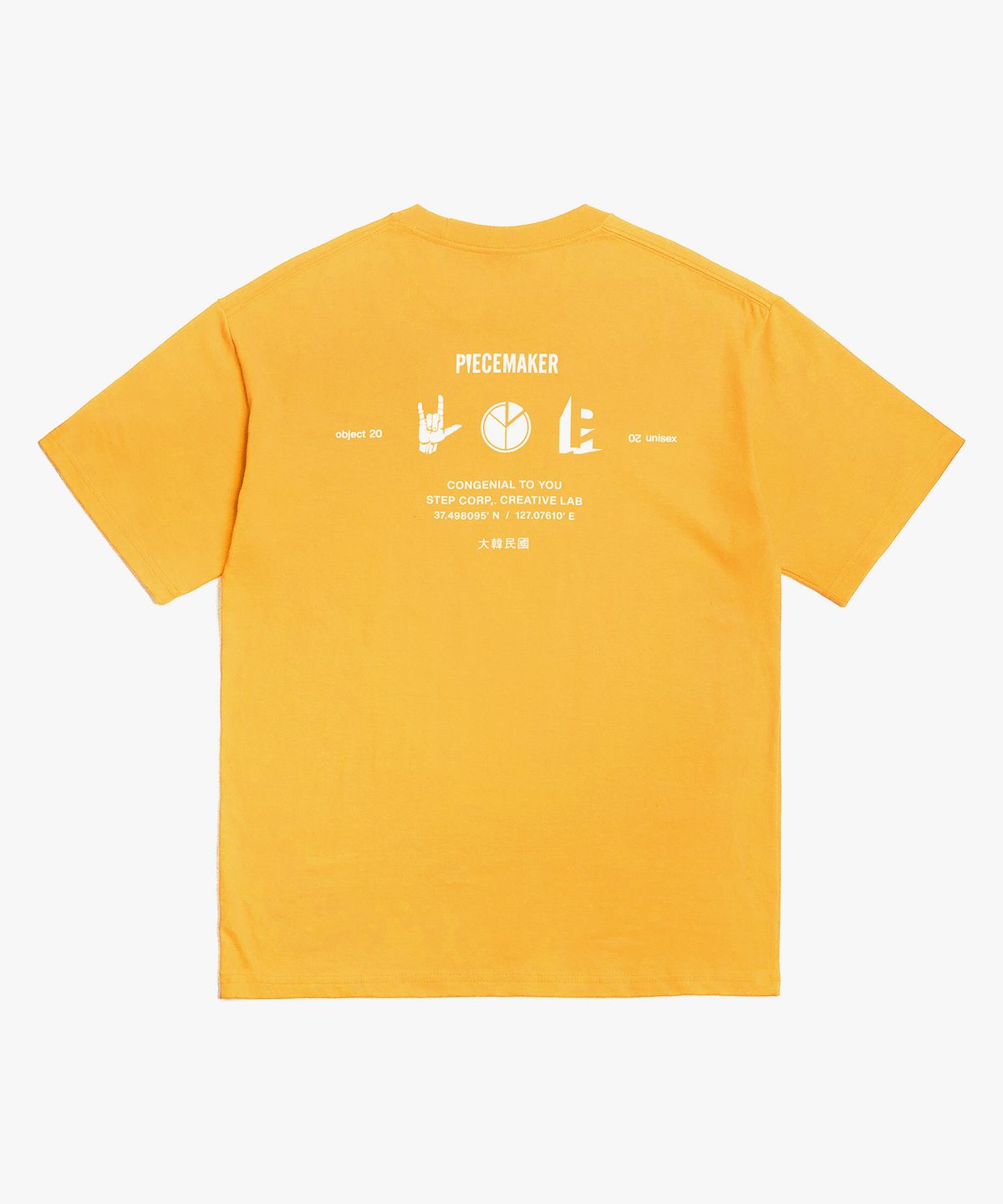 피스메이커(PIECE MAKER) PM ICON TSHIRTS (YELLOW)
