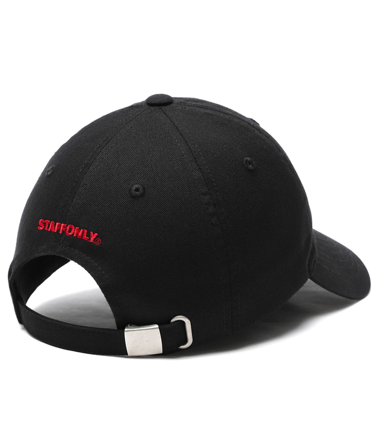 스텝온리(STAFFONLY) PIERROT BALLCAP (BLACK)