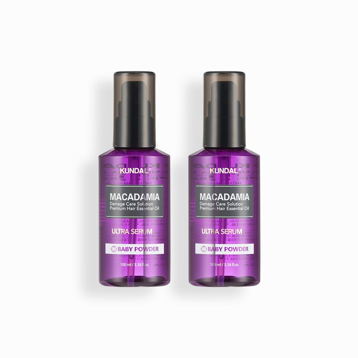 쿤달(KUNDAL) 울트라 헤어세럼 100ml 2개 세트+(증정) 네이처 샴푸 100ml