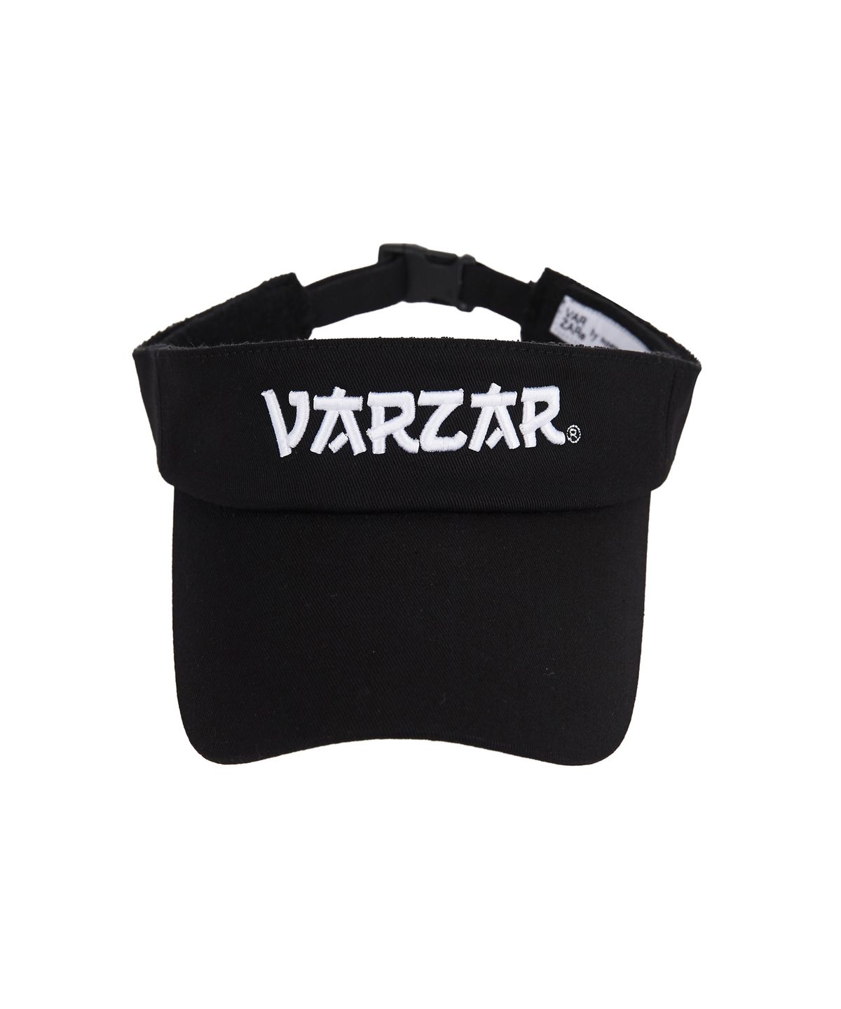 바잘(VARZAR) 시그니처 3D 로고 오버핏 썬캡 블랙