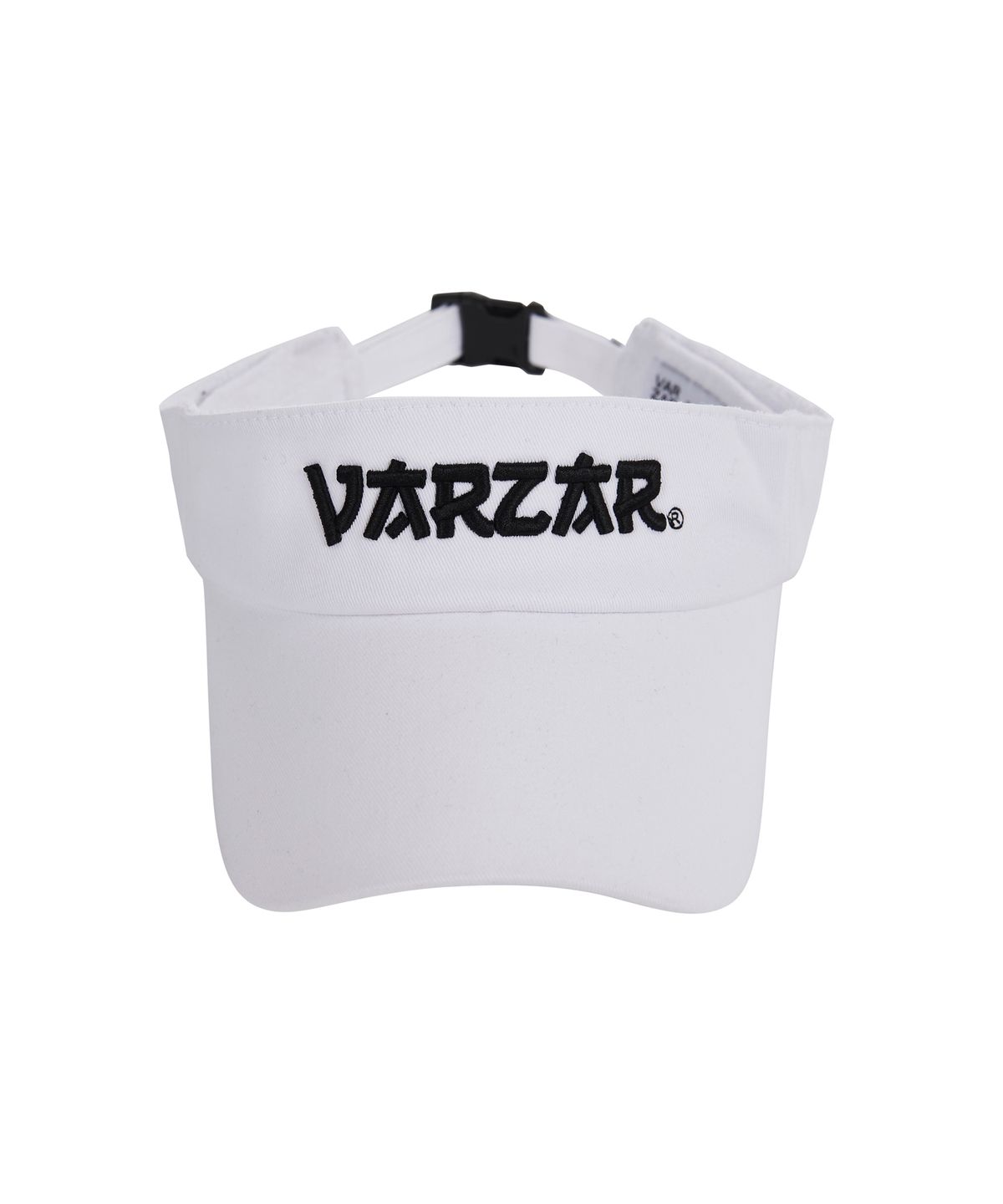 바잘(VARZAR) 시그니처 3D 로고 오버핏 썬캡 화이트