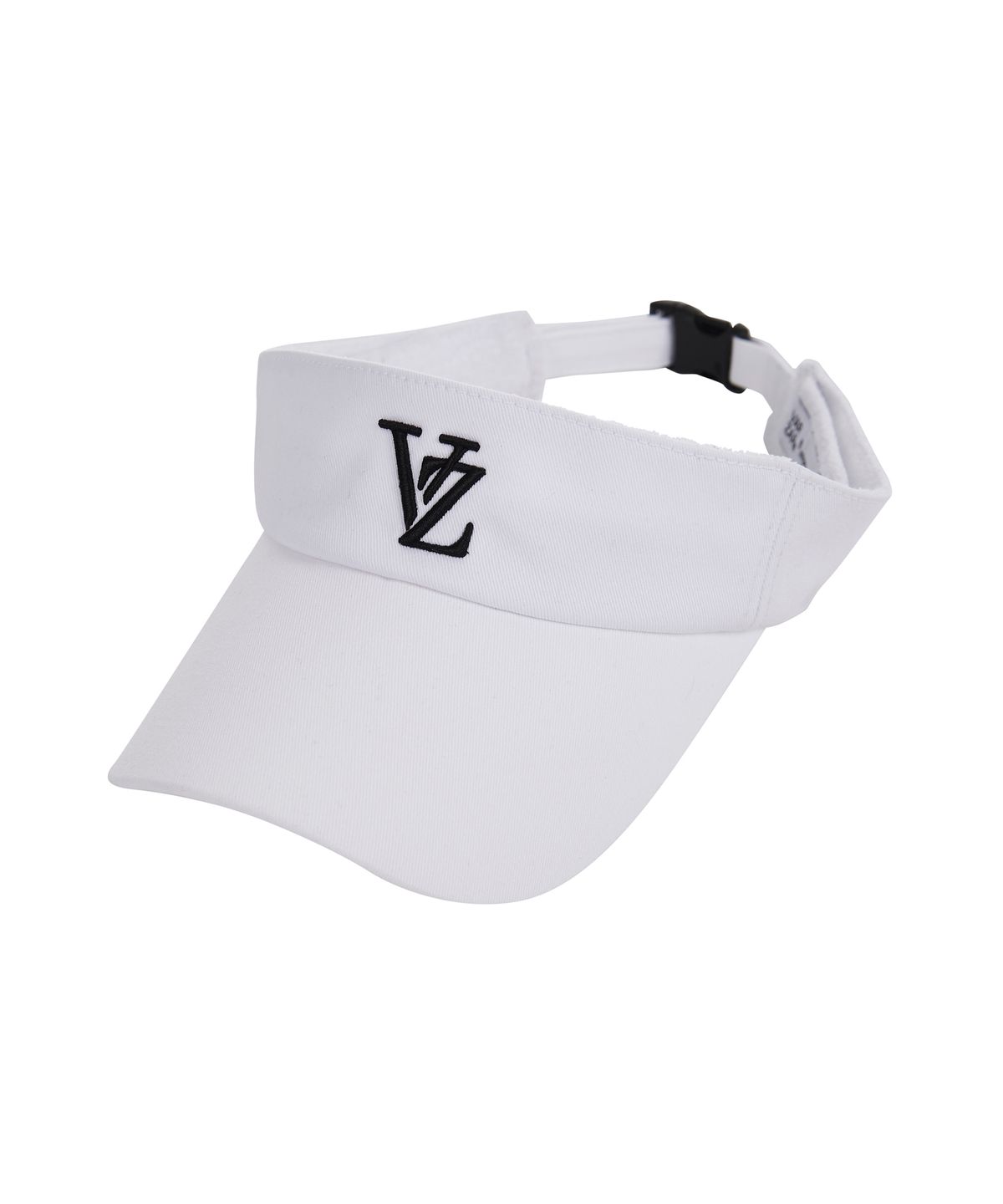 바잘(VARZAR) 3D 모노그램 로고 오버핏 썬캡 화이트