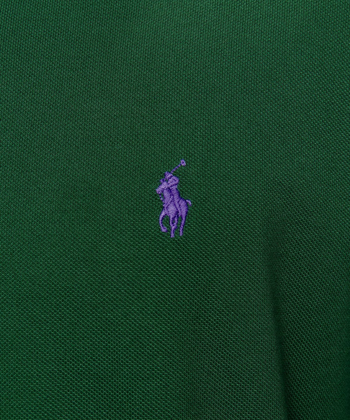 폴로 랄프 로렌(POLO RALPH LAUREN) 커스텀 슬림핏 메시 폴로 셔츠 - 그린