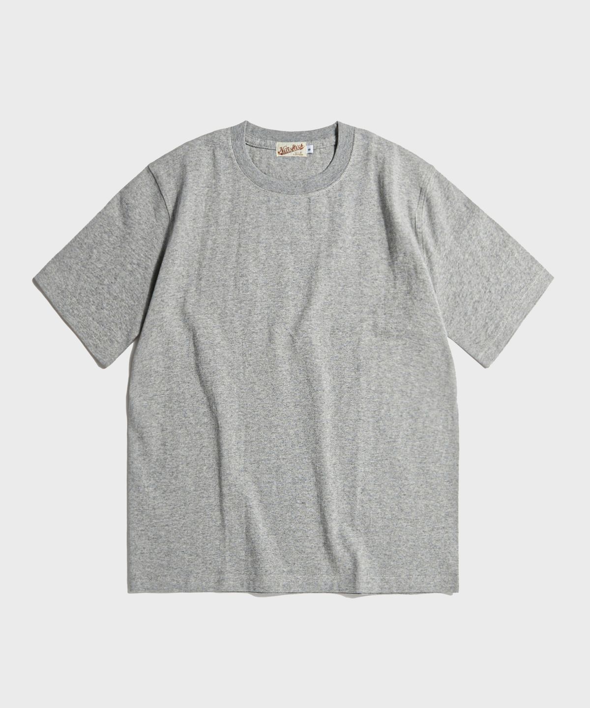 브론슨(BRONSON) 9oz USA Cotton Tubular Tee Grey