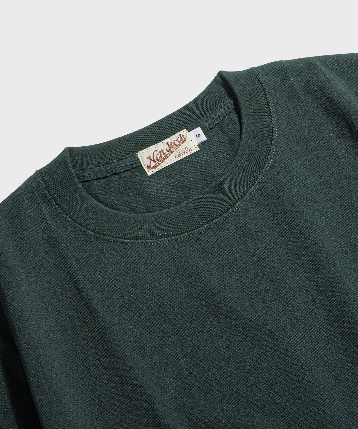 브론슨(BRONSON) 9oz USA Cotton Tubular Tee Vintage Black