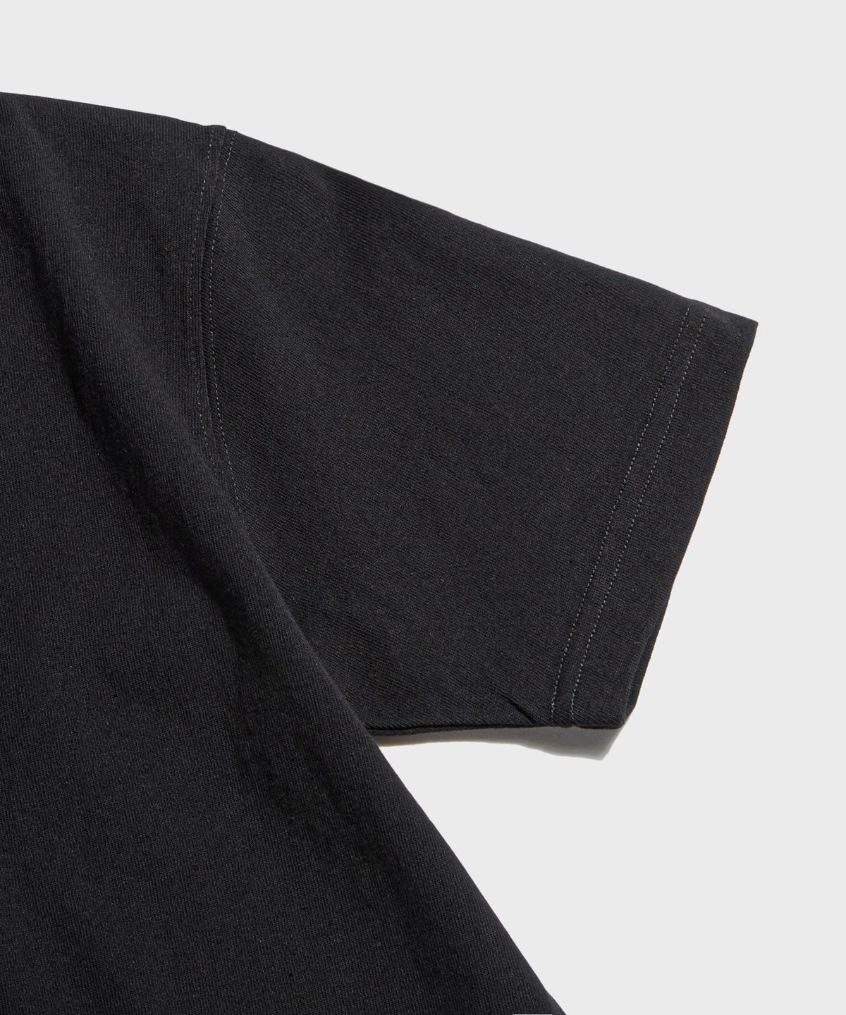 브론슨(BRONSON) 9oz USA Cotton Tubular Tee Black