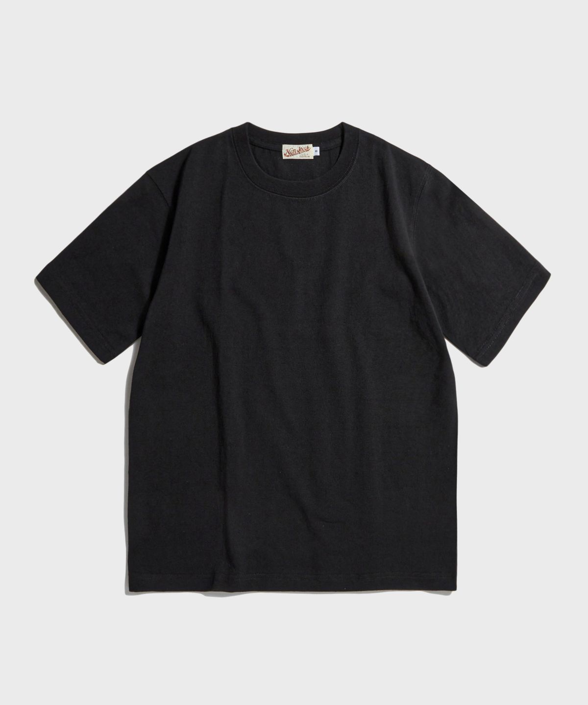 브론슨(BRONSON) 9oz USA Cotton Tubular Tee Black