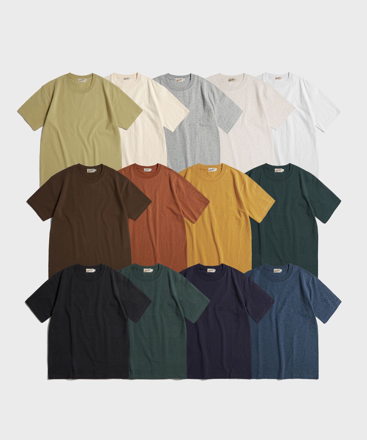 브론슨(BRONSON) 9oz USA Cotton Tubular Tee Navy
