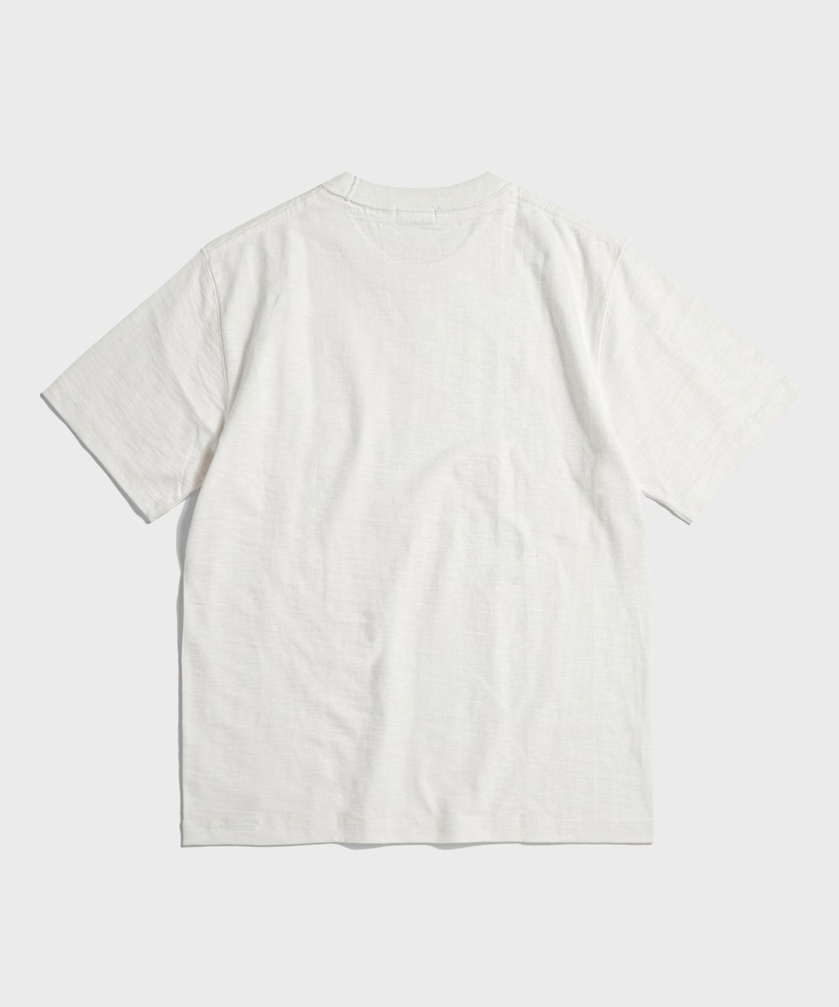 브론슨(BRONSON) 10.5 oz USA Cotton Tubular Gusset Tee White