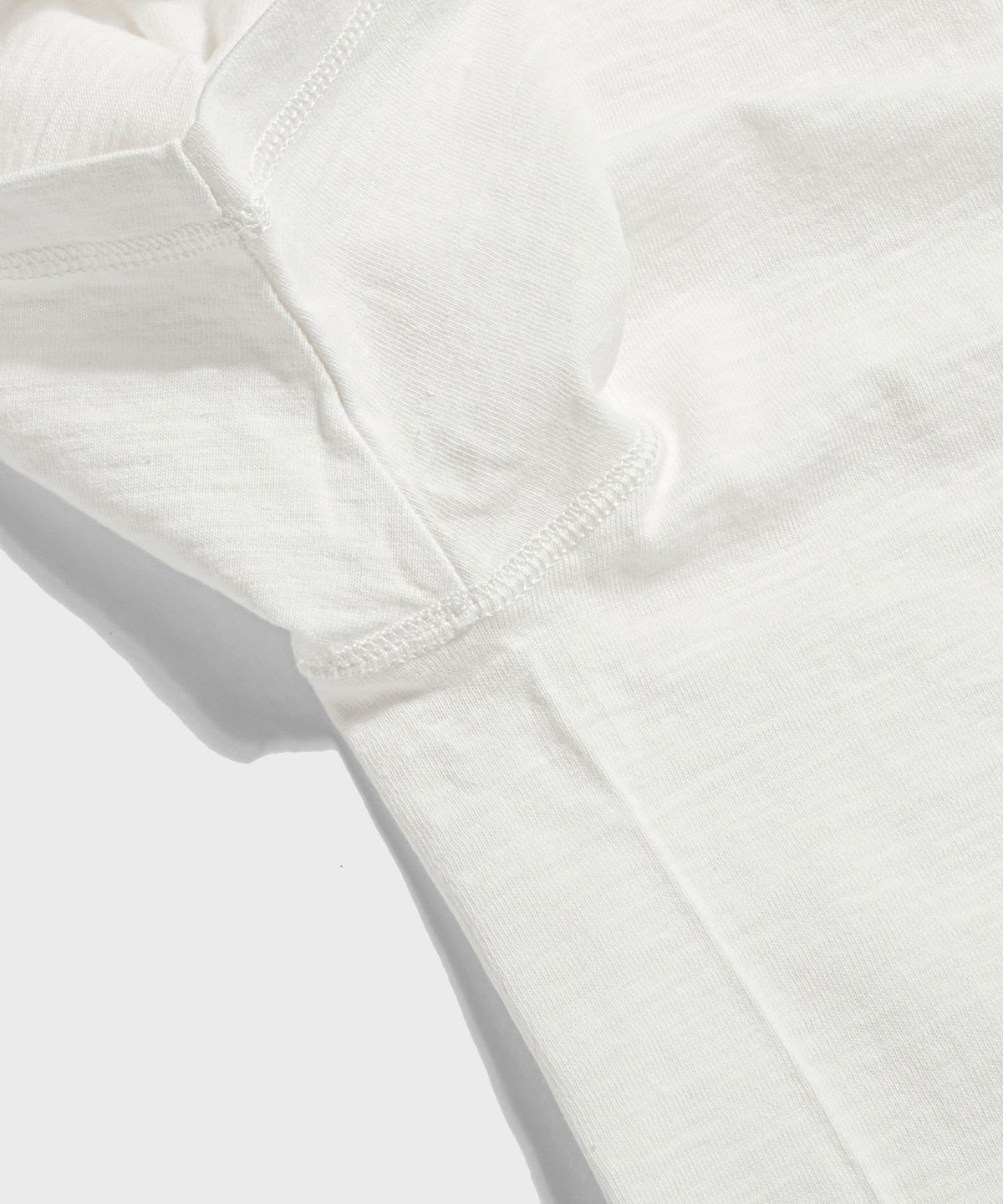 브론슨(BRONSON) 10.5 oz USA Cotton Tubular Gusset Tee White