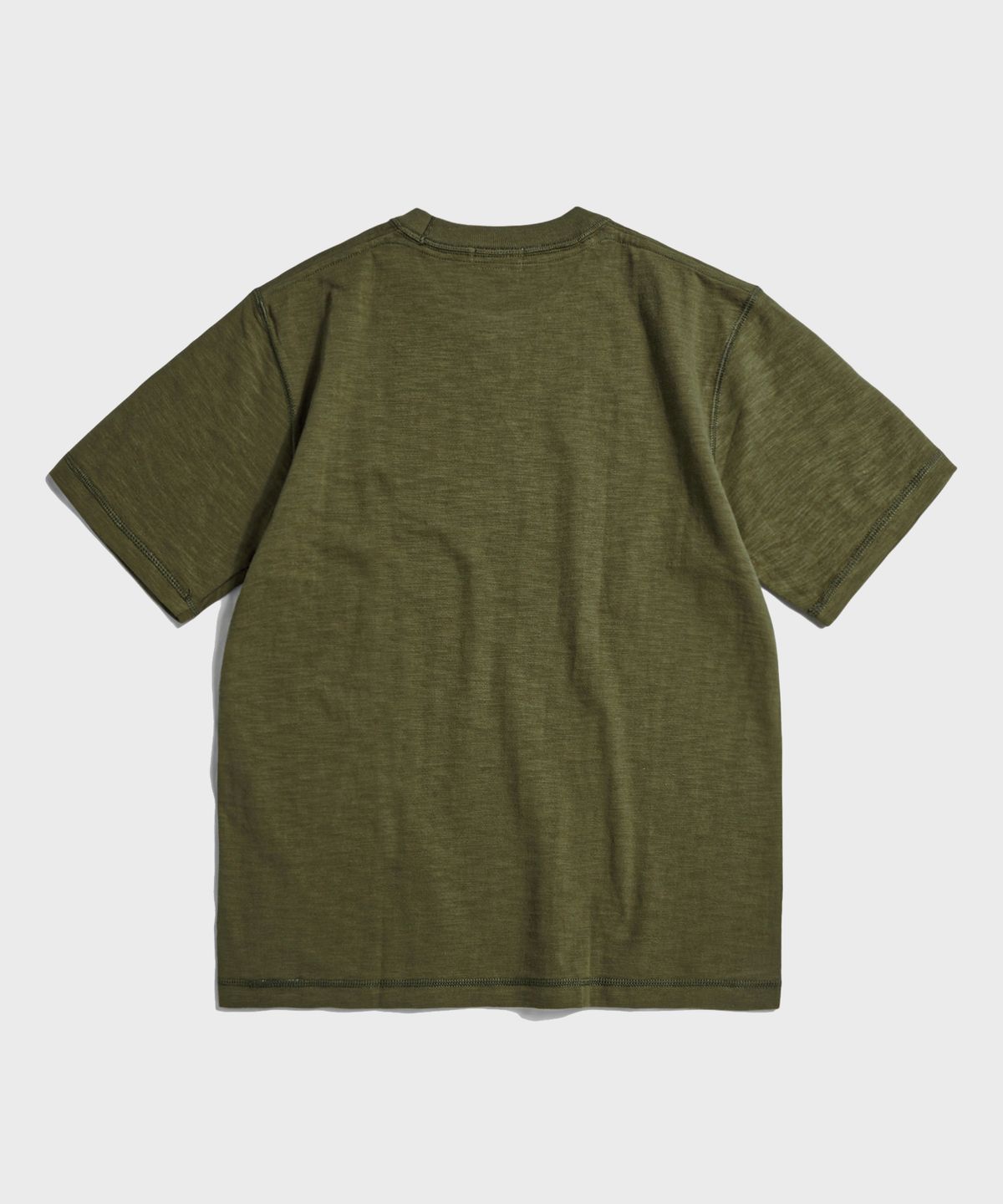 브론슨(BRONSON) 10.5 oz USA Cotton Tubular Gusset Tee Green