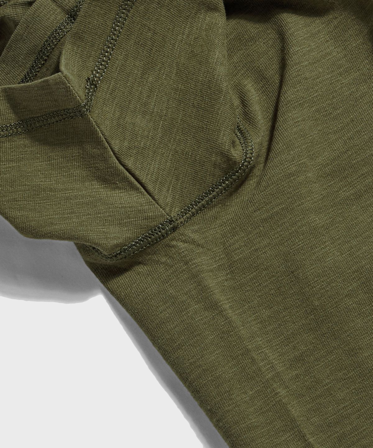 브론슨(BRONSON) 10.5 oz USA Cotton Tubular Gusset Tee Green