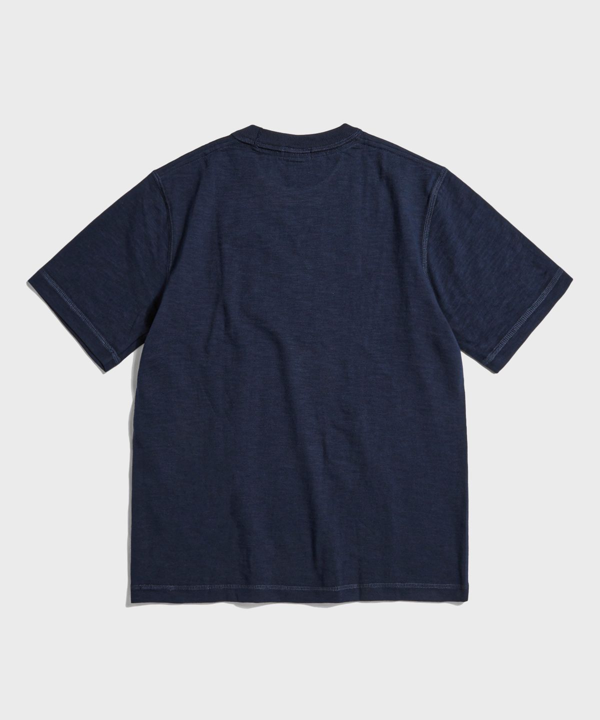 브론슨(BRONSON) 10.5 oz USA Cotton Tubular Gusset Tee Indigo