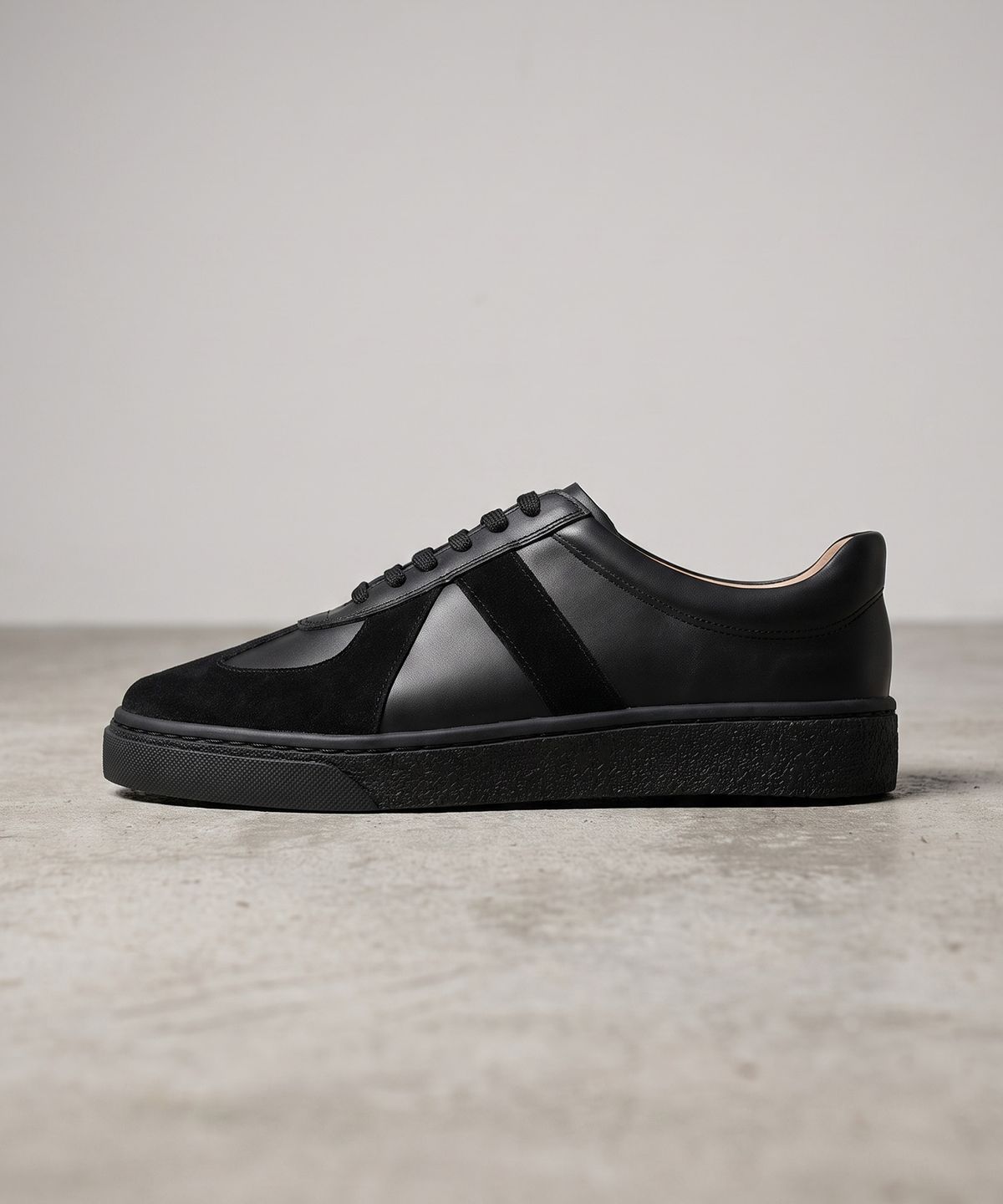 피렌체 아뜨리에(FIRENZE ATELIER) 핸드메이드 독일군 스니커즈 2285 [BLACK FG+SUEDE]