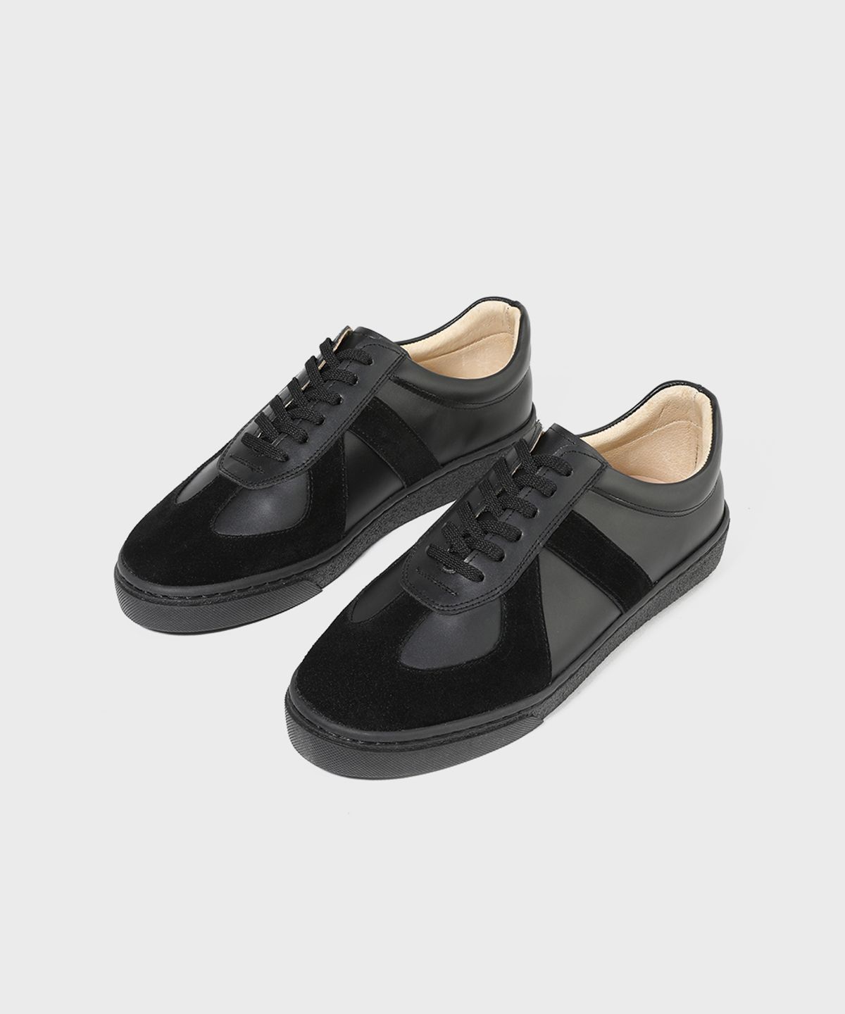 피렌체 아뜨리에(FIRENZE ATELIER) 핸드메이드 독일군 스니커즈 2285 [BLACK FG+SUEDE]